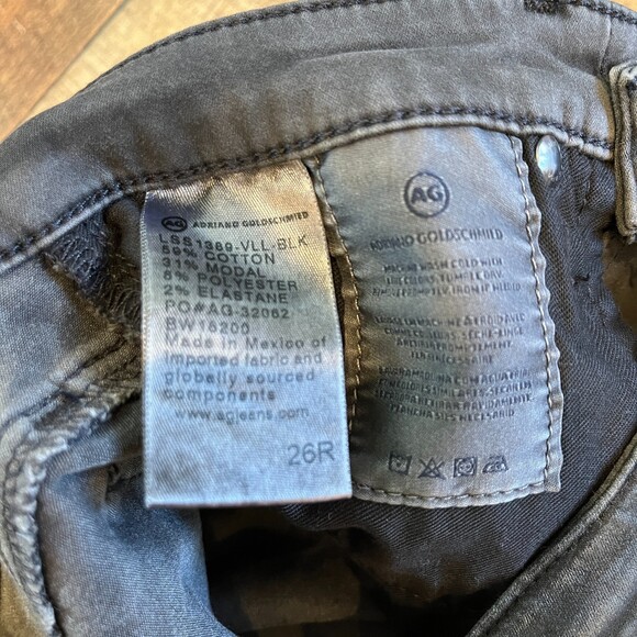 AG Adriano Goldschmied Black The Legging Ankle Super Skinny Ankle Size 26 - Picture 7 of 9